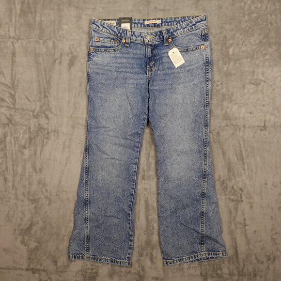 NWT Levi's jeans Noughties Boot cut women's 32 stonewash blue red tab Y2K - Picture 1 of 14